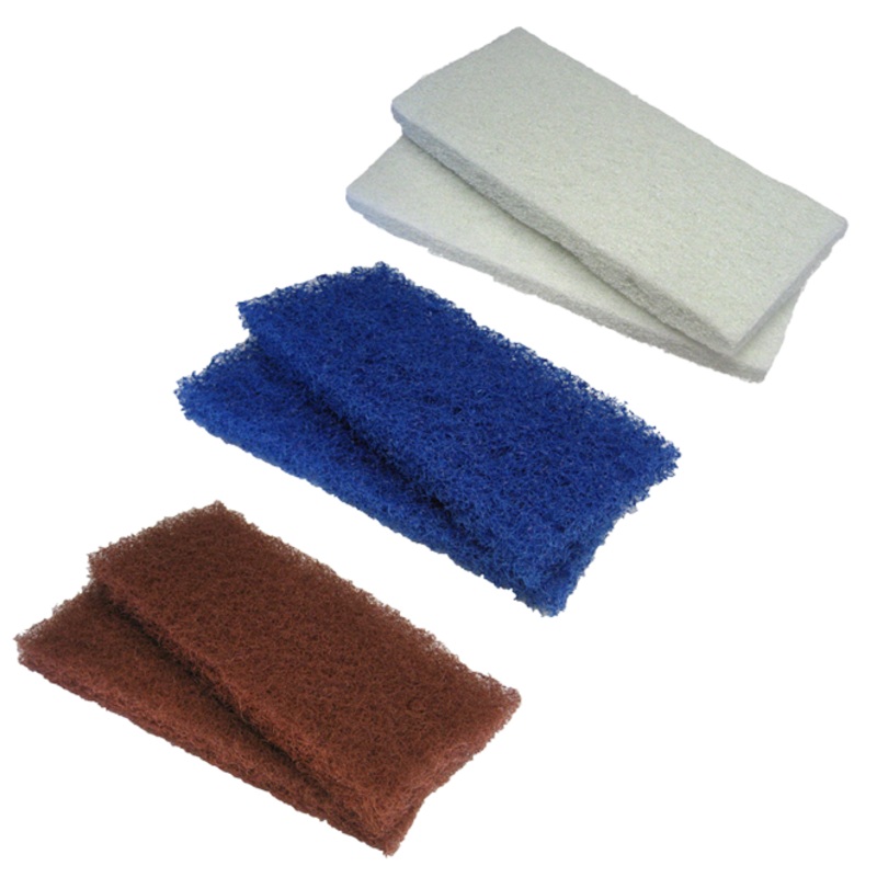 SHURHOLD Shur-LOK Swivel Pad Scrubbers - 2 pack Fine - White