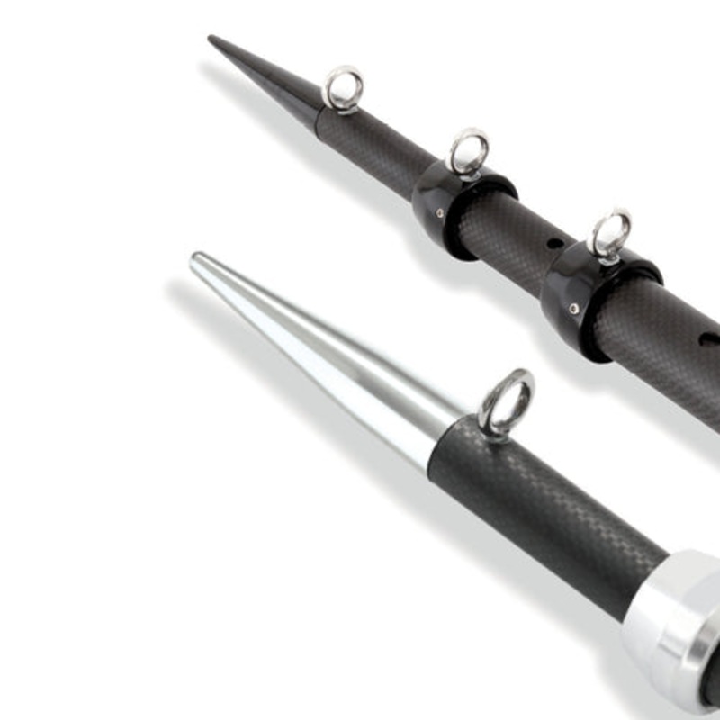 TIGRESS XD 3K Carbon Fiber Telescoping Outriggers Black / Black