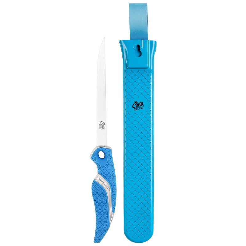 CUDA 6" Flex Fillet Knife & Fisherman's Sheath Set