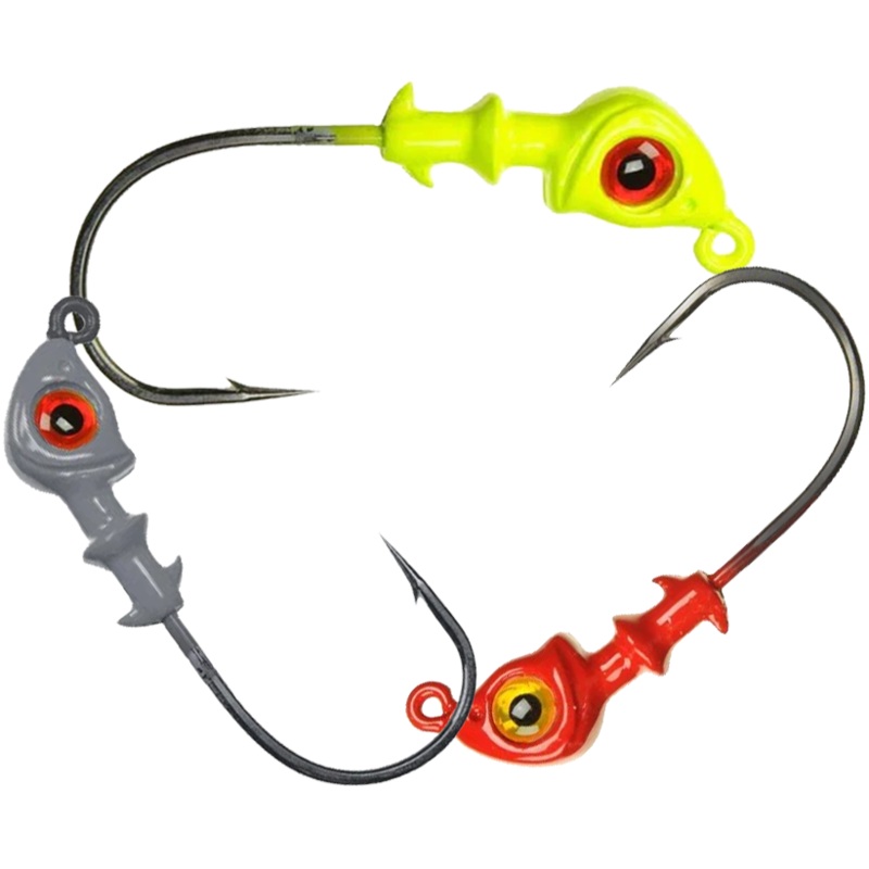 DOA Lures C.A.L. Premium Long Shank Jig Head Chartreuse 1/8oz.