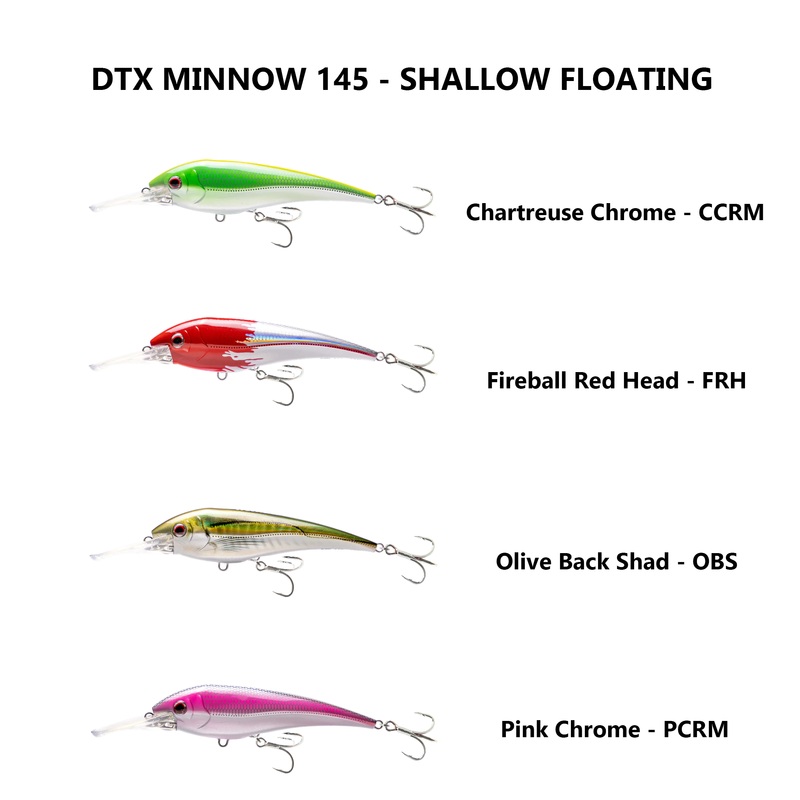 NOMAD DESIGN DTX Minnow 145 Chartreuse_Chrome