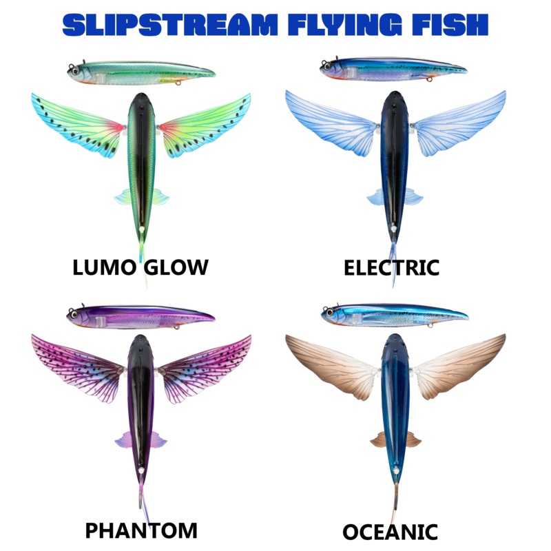 NOMAD DESIGN SLIPSTREAM 140 FLYING FISH 5-1/2" FF_LUMO_GLOW