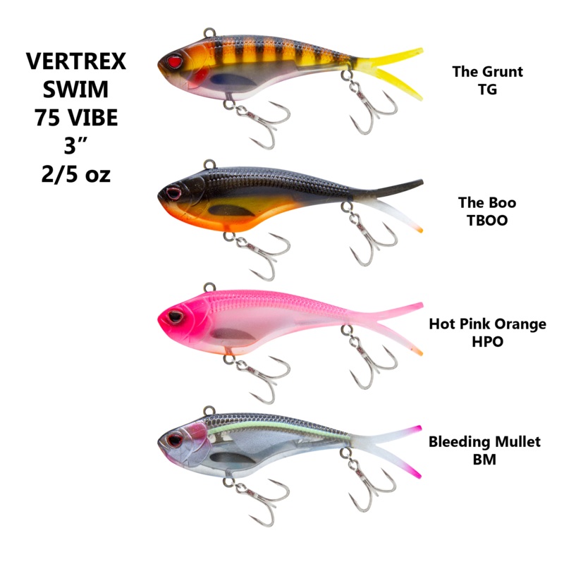 NOMAD DESIGN VERTREX SWIM 75 VIBE 3" - 2/5oz THE_GRUNT_TG