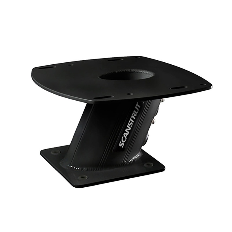 SCANSTRUT APT-150-01-BLK - Aluminum PowerTower Radar Mount - 6" Aft Leaning - Black