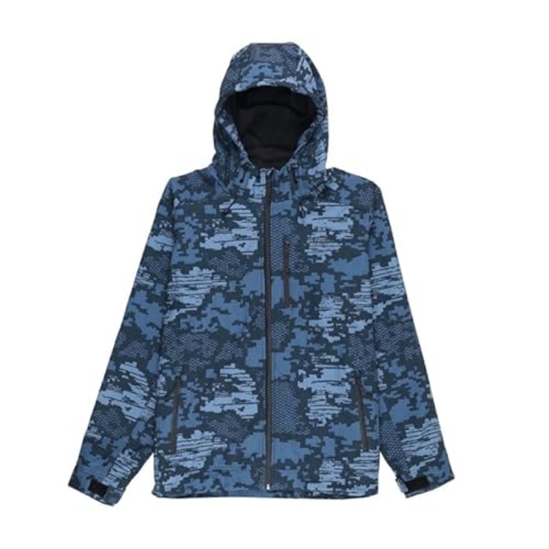 AFTCO Reaper Tactical Camo Zip up Jacket - Navy Digi Camo Small