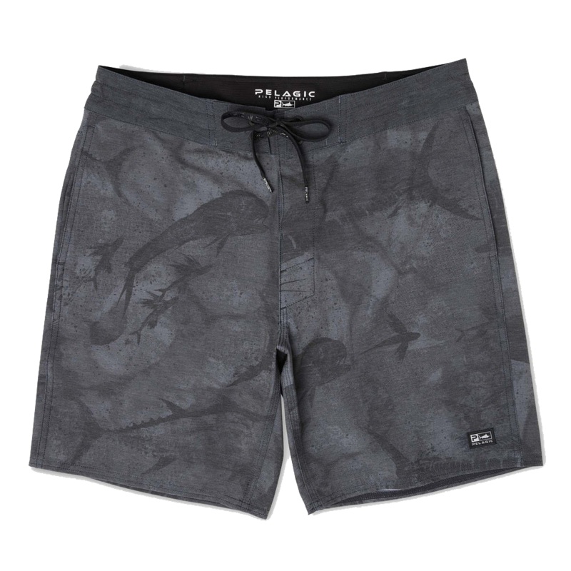 PELAGIC Cortez Boardshorts 18" 30 Black/Charcoal