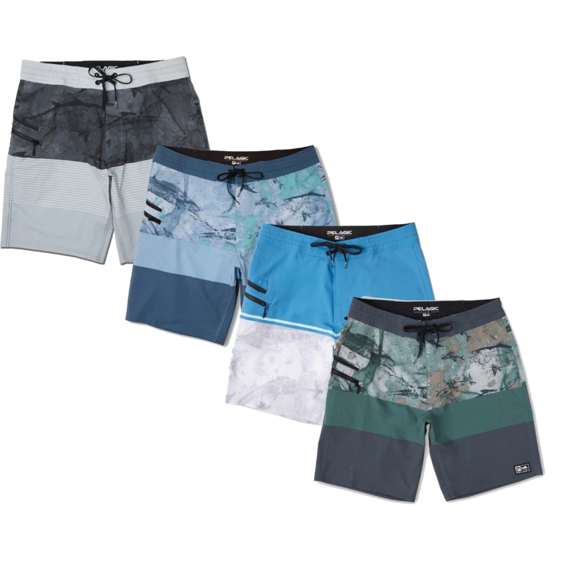PELAGIC Strike Boardshorts 19" 30 Light Grey