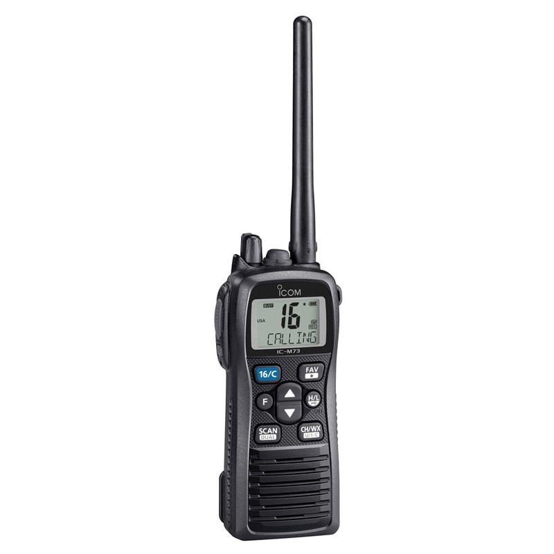 ICOM M73 Handheld VHF Submersible 6W- Black