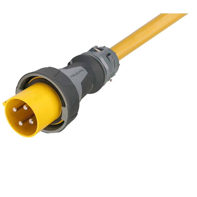 MARINCO 100 Amp, 125/250V One-Ended Male Power Supply Cable - 100'