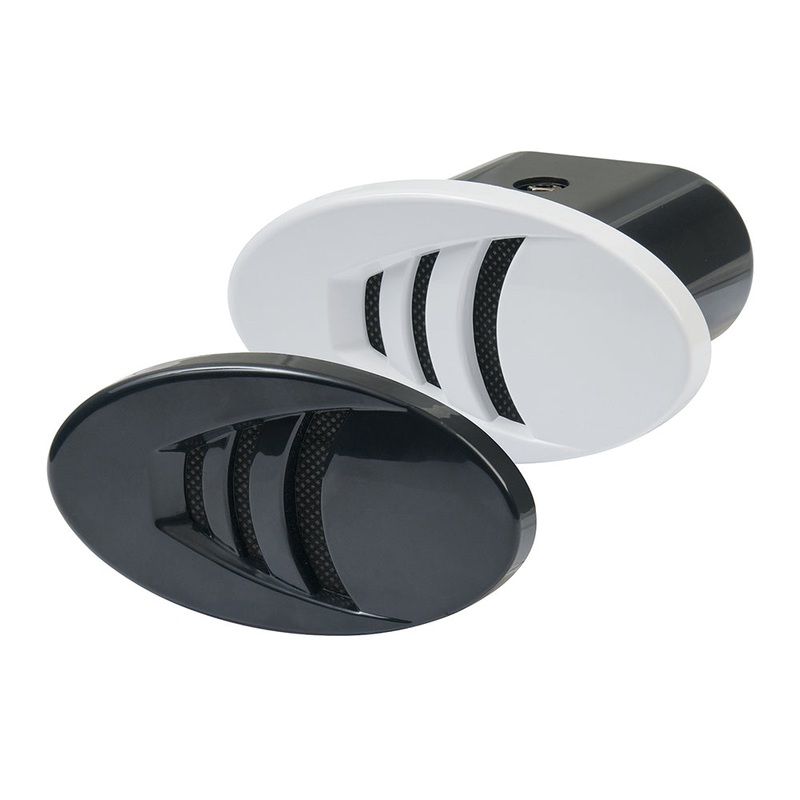 MARINCO 12V Drop-In "H" Horn w/Black & White Grills