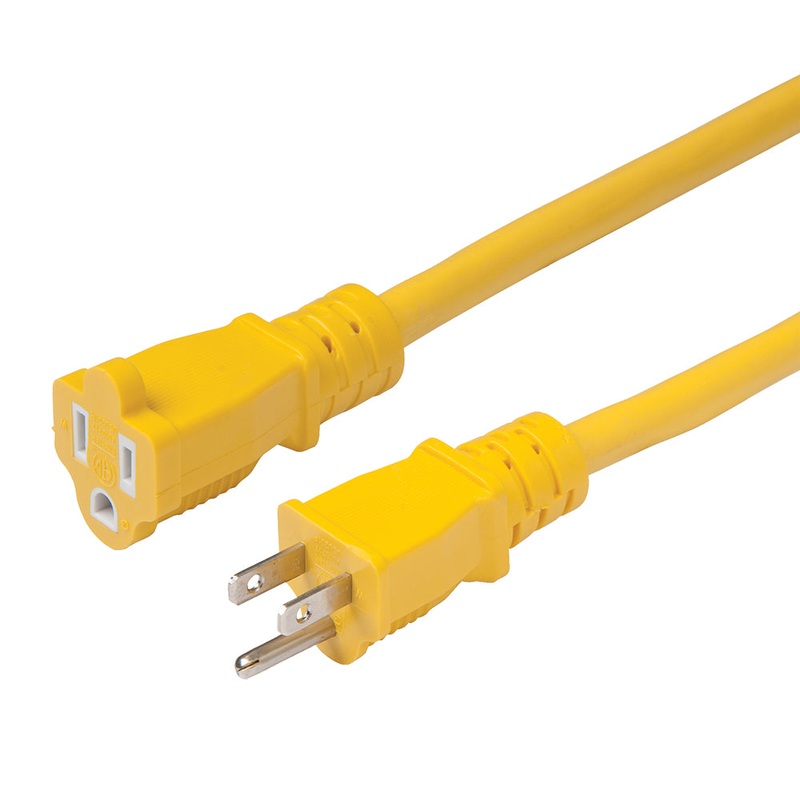 MARINCO 15A 12/3 Heavy-Duty Extension Cord 25