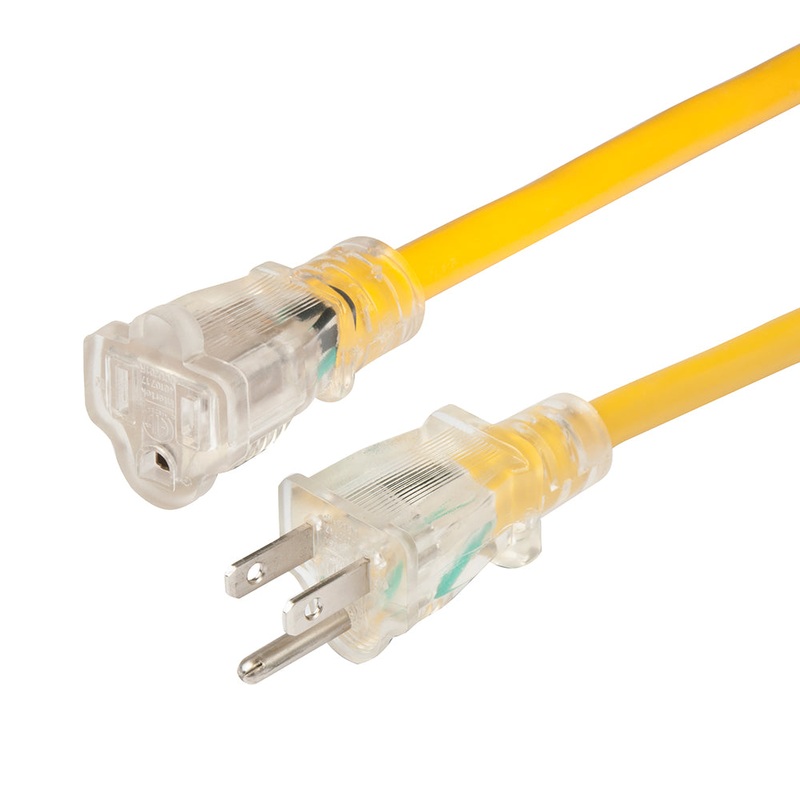 MARINCO 15A 14/3 Lighted Extension Cord - Non-Locking 25