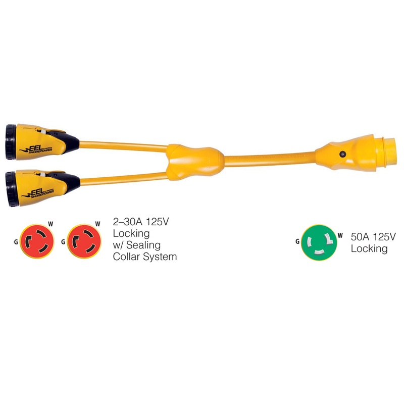 MARINCO EEL "Y" Adapters - Two Female/One Male 30/50 125