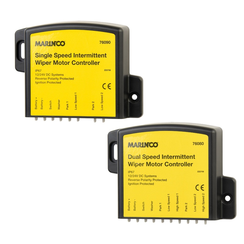 MARINCO Intermittent Wiper Motor Controller Dual