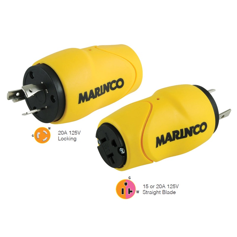 MARINCO Shore Male-to-Female Power Adapter 20 15