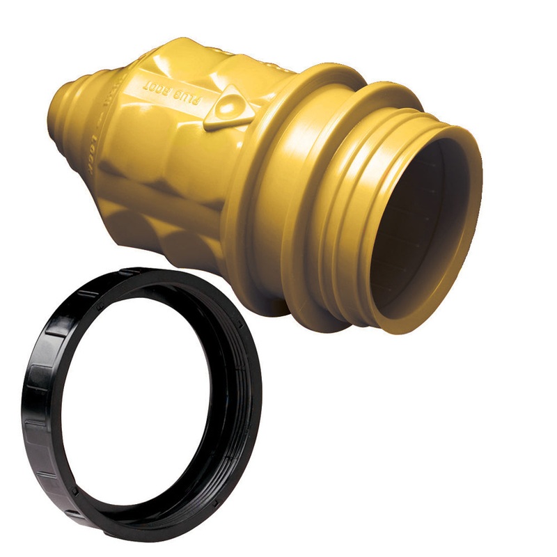 MARINCO Weatherproof Cover With Threaded Sealing Ring, 20A/30A