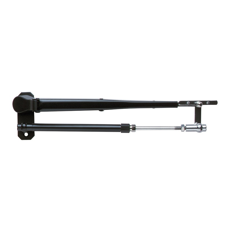 MARINCO Wiper Arm, Deluxe Black Stainless Steel Pantographic - 12"-17" Adjustable
