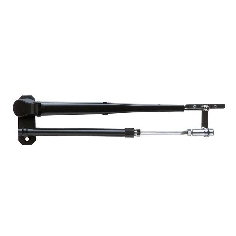 MARINCO Wiper Arm Deluxe Black Stainless Steel Pantographic - 17"-22" Adjustable