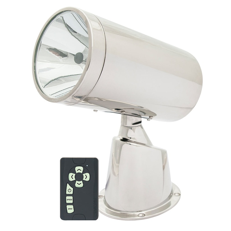 MARINCO Wireless Stainless Steel Spotlight/Floodlight w/Remote