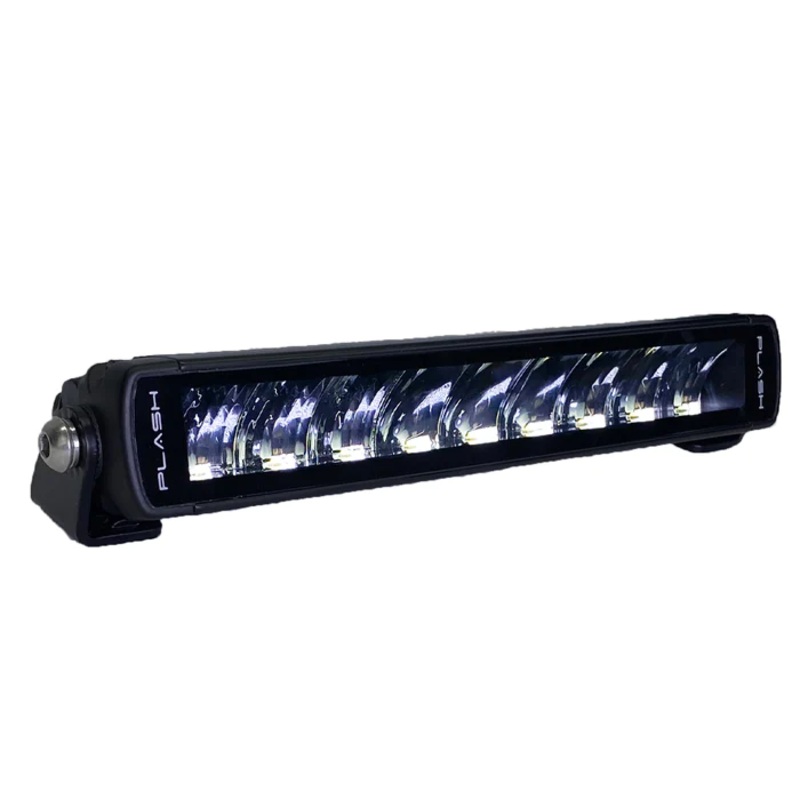 PLASH LIGHTING SRX2-Series Single Row LED - 10" - Light Bar - Black Housing