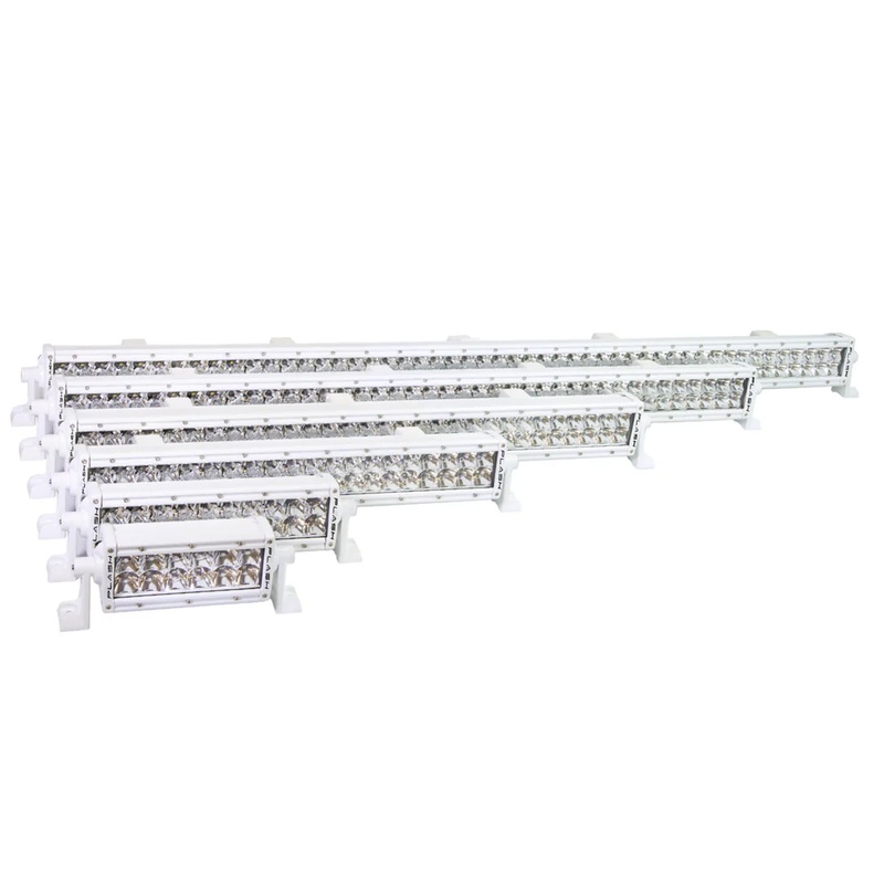 PLASH LIGHTING XX-Series Dual Row LED Light Bar - Straight or Curved Straight 20-inch