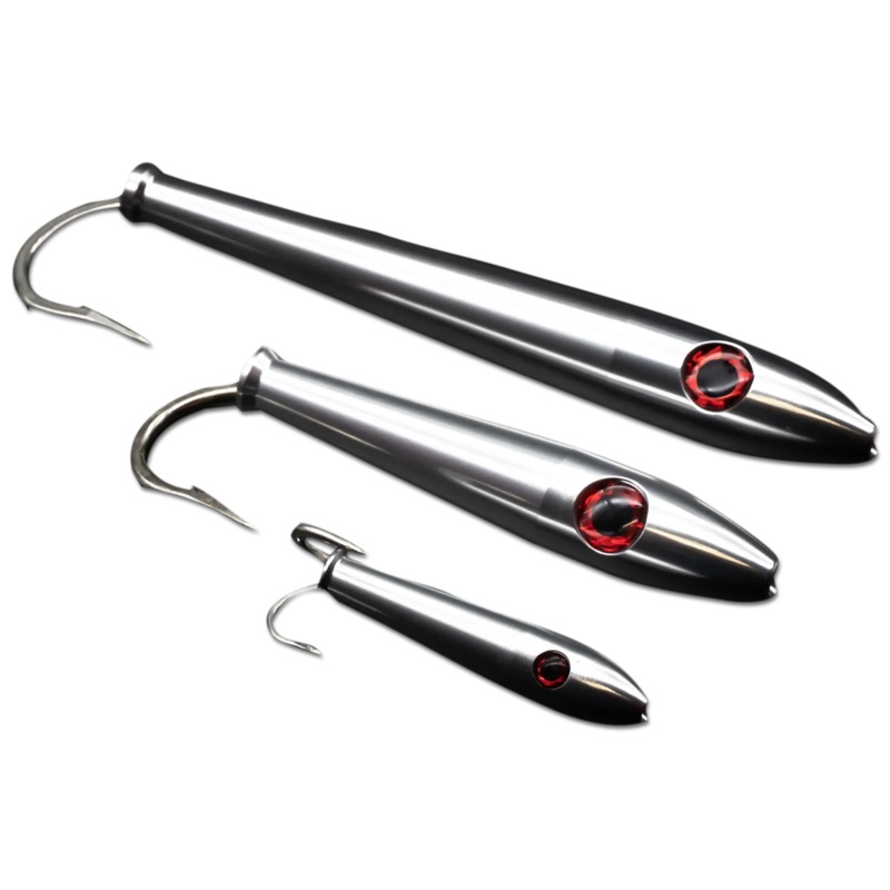 RED EYE LURES Aluminum Tuna Stick 6" - 10/0 Needle Eye