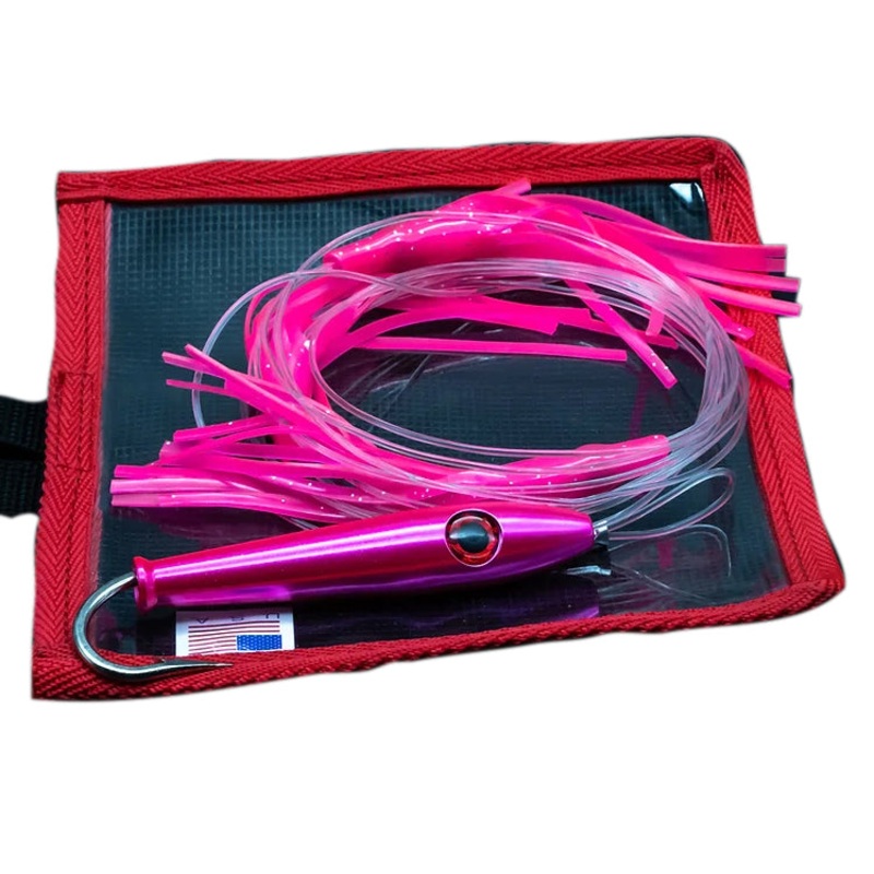RED EYE LURES Aluminum Tuna Stick Daisy Chain 4" Pink