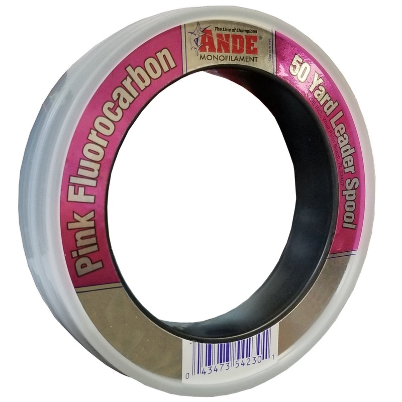 Ande 20# Pink 100% Fluorocarbon 50 yd. Pink 20