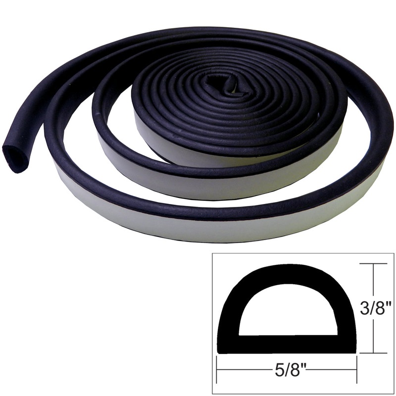TACO Weather Seal - 10'L X "H X "W - Black