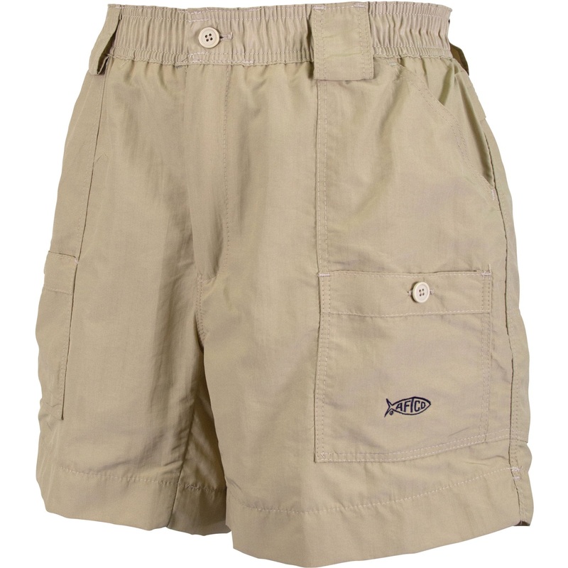 AFTCO Original Fishing Short - Khaki 28" Waist Khaki
