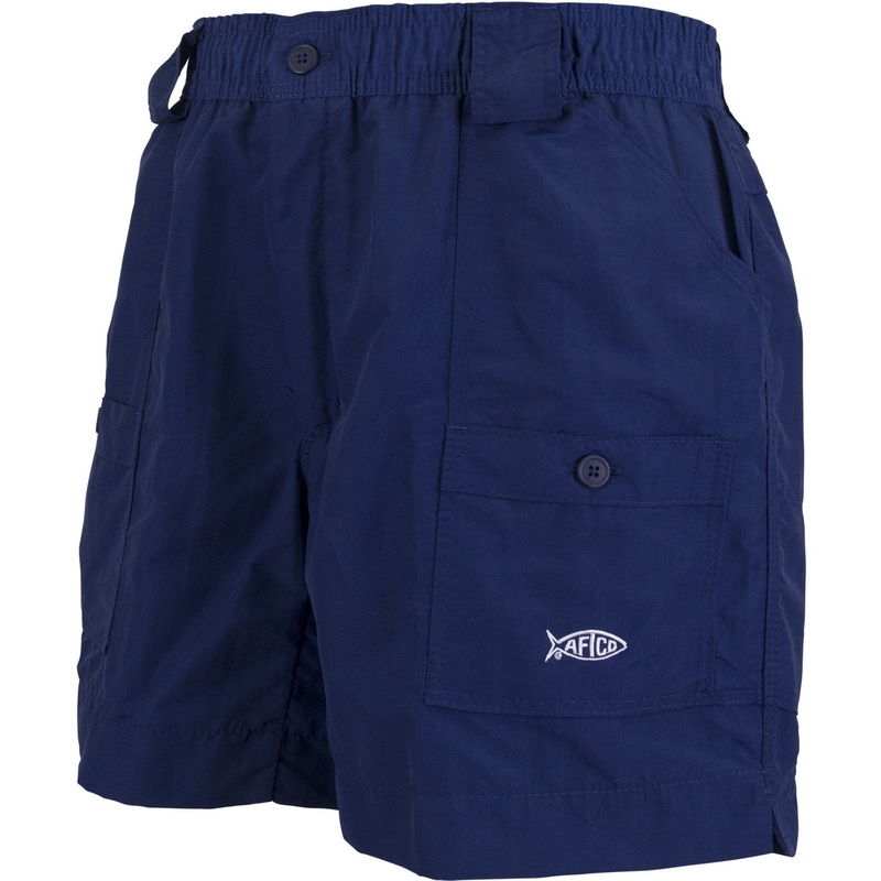 AFTCO Original Fishing Short - Navy 28" Waist Navy