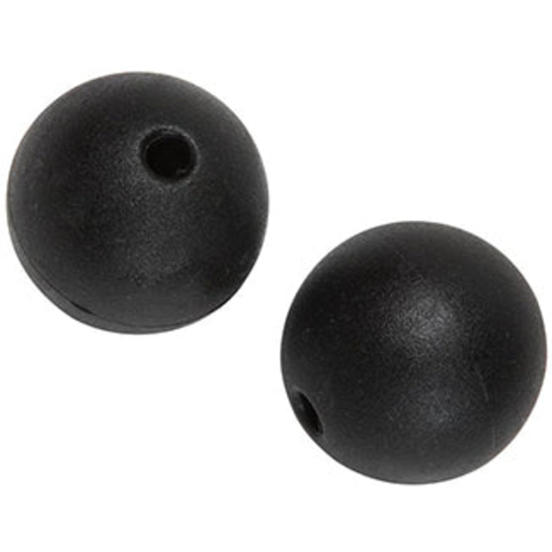Black Marine Outrigger Plastic Ball Stops