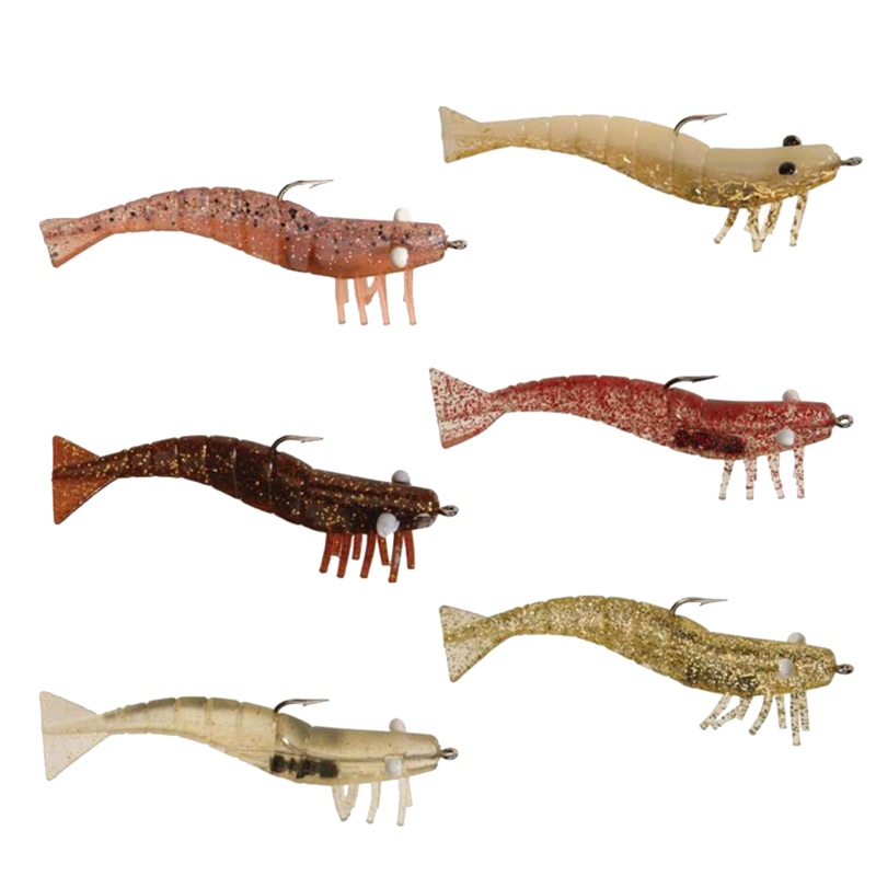 DOA Lures 2.75" Rigged Shrimp 6 pk New Penny