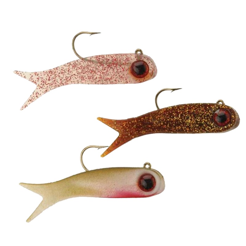 DOA Lures TerrorEyz Big One Clear / Red Glitter