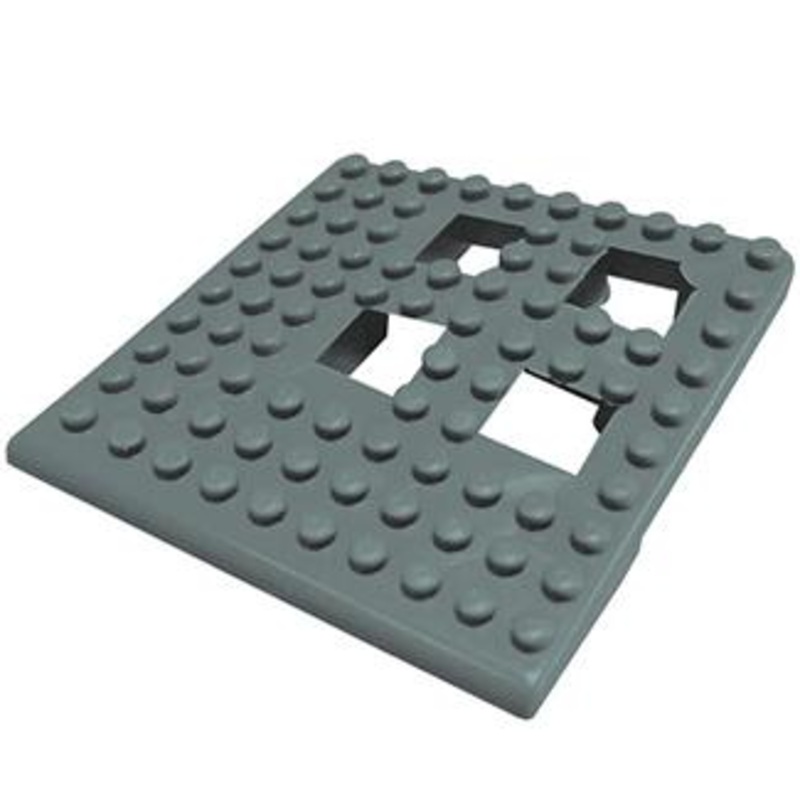Dri-Dek Grey Corner Tile