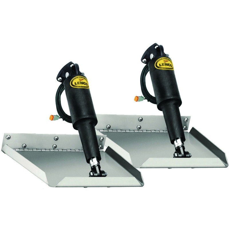 LENCO MARINE 12x12 Edge Mount Trim Tab (No Switch) 12 x 12