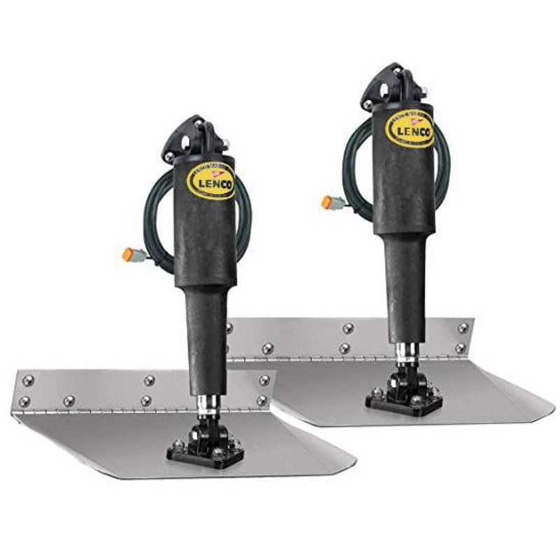 LENCO MARINE 12x12 Trim Tab Kit Standard Finish (No Switch) 12 x 12