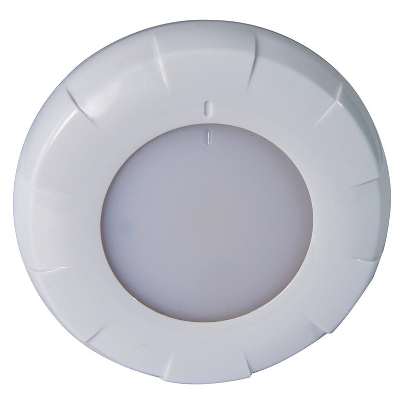LUMITEC Aurora LED Dome Light - White Finish (White Dimming)