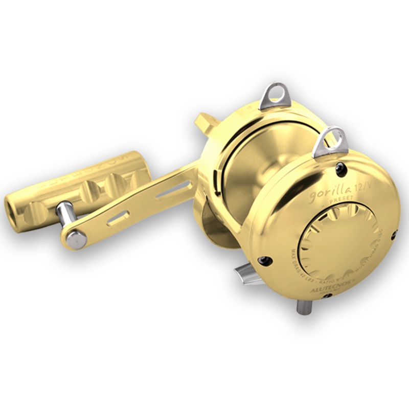 ALUTECNOS Albacore Gorilla 12V Conventional Reel Gold