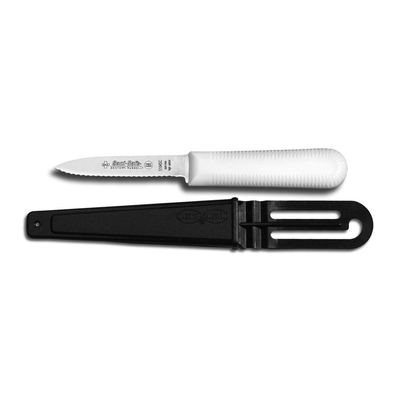 Dexter Russell Sani-Safe 3 1/4" Net Twine Line Knife With Sheath