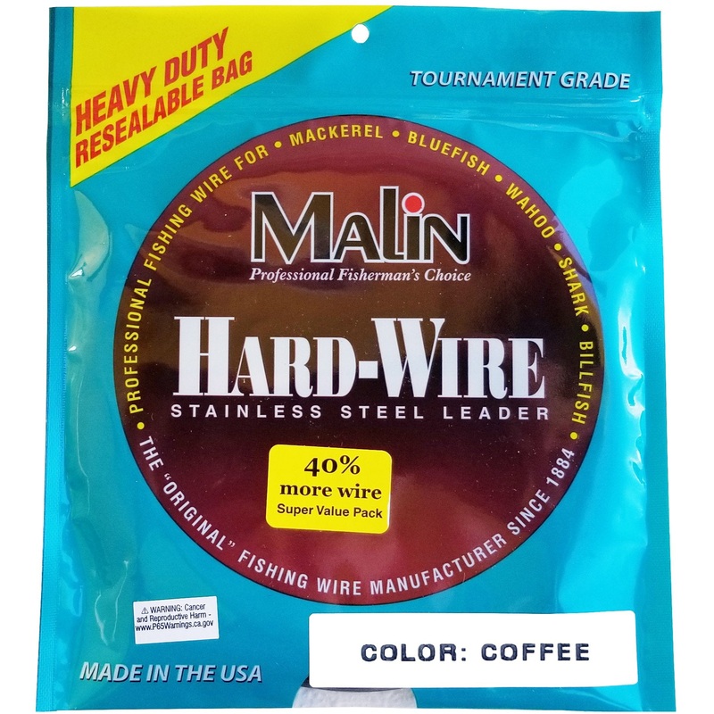 MALIN 42' Stainless Steel Leader - No. 2 Coffee