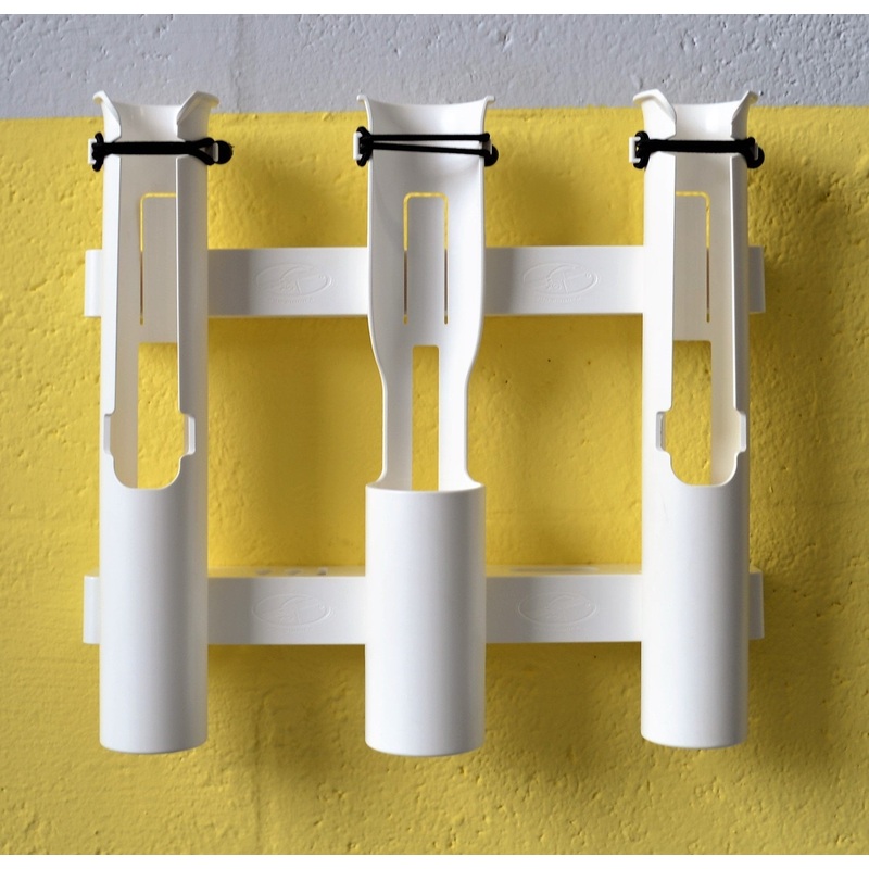 Rod Runner 3-Rod Rack Combo White