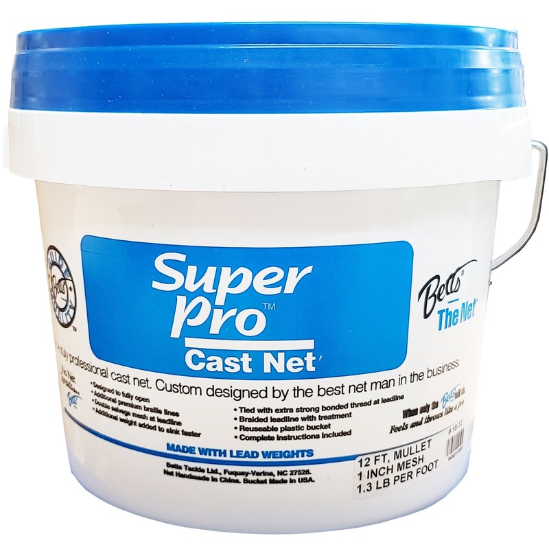 BETTS S PRO 18-12   Mullet cast net