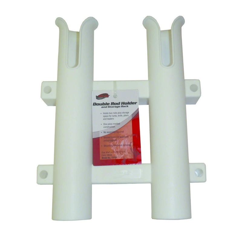 Fish-On  Double Rod Holder White