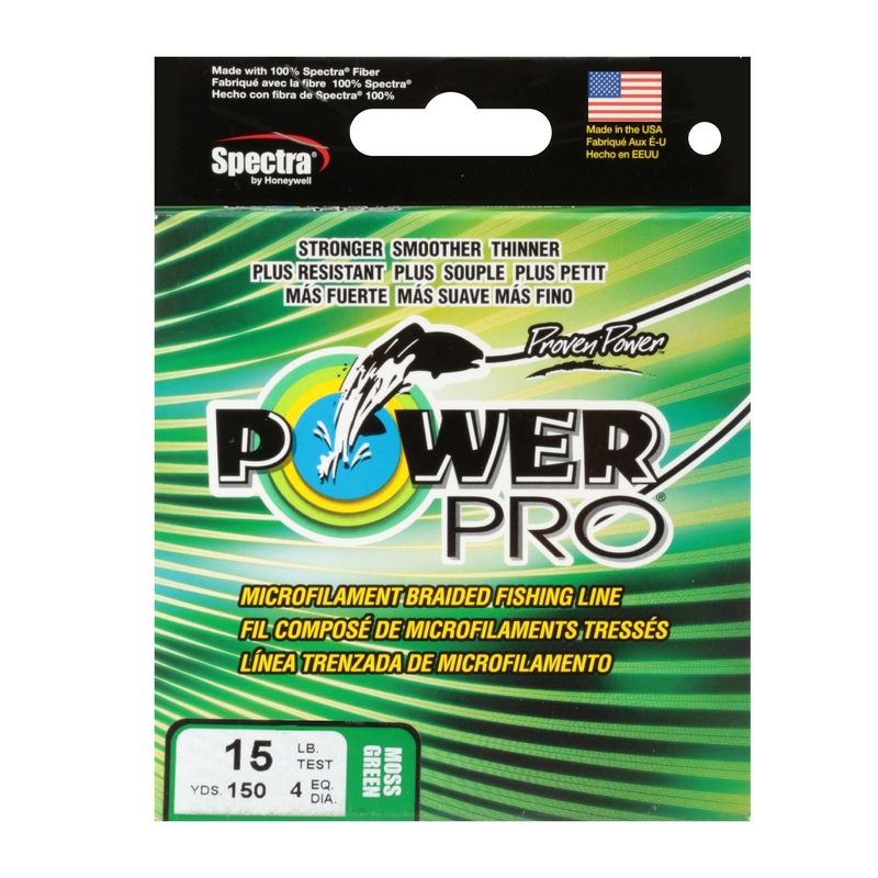 POWER PRO 15LB   Braid 150YD GREEN Fishing Line