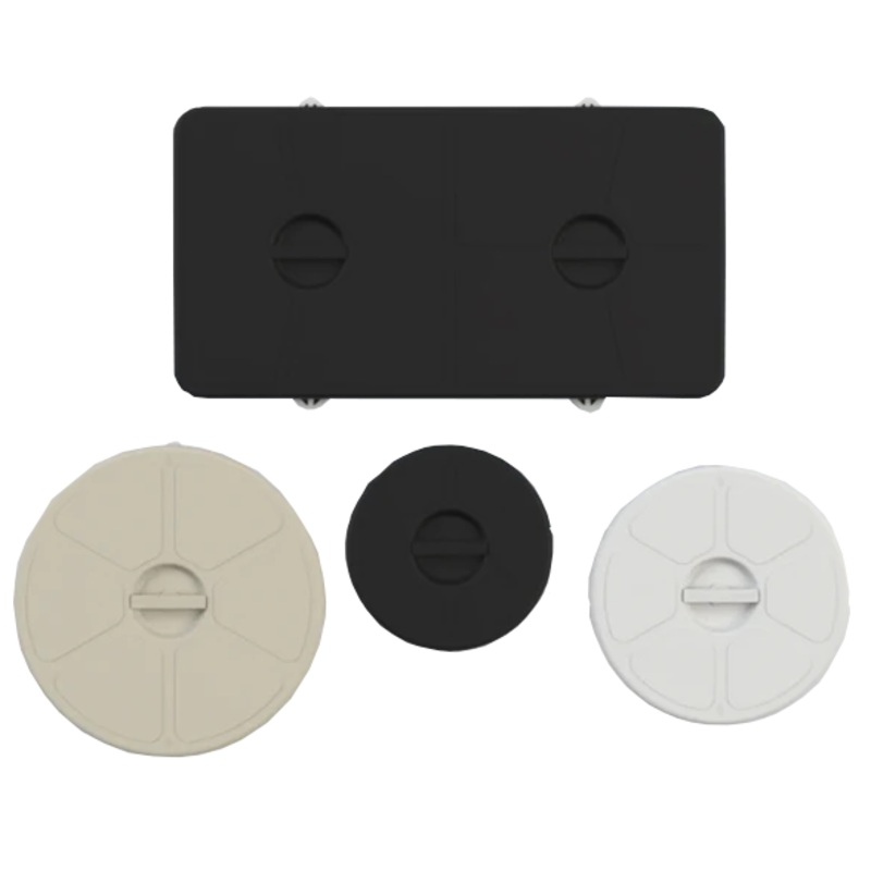 ARMSTRONG Watertight Deck Plates 6" Black