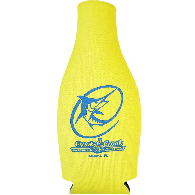 KOOLABREW Zip N Sip Crook & Crook Beverage Holders Bright Yellow