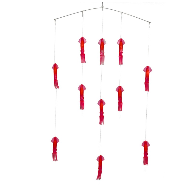 SQUIDNATION 9 Inch Mauler Stainless Steel Spreader Bar Killer Pink