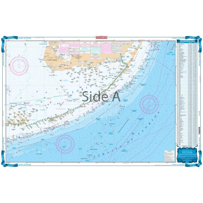 Waterproof Charts 10F Straits of Florida Fish and Dive