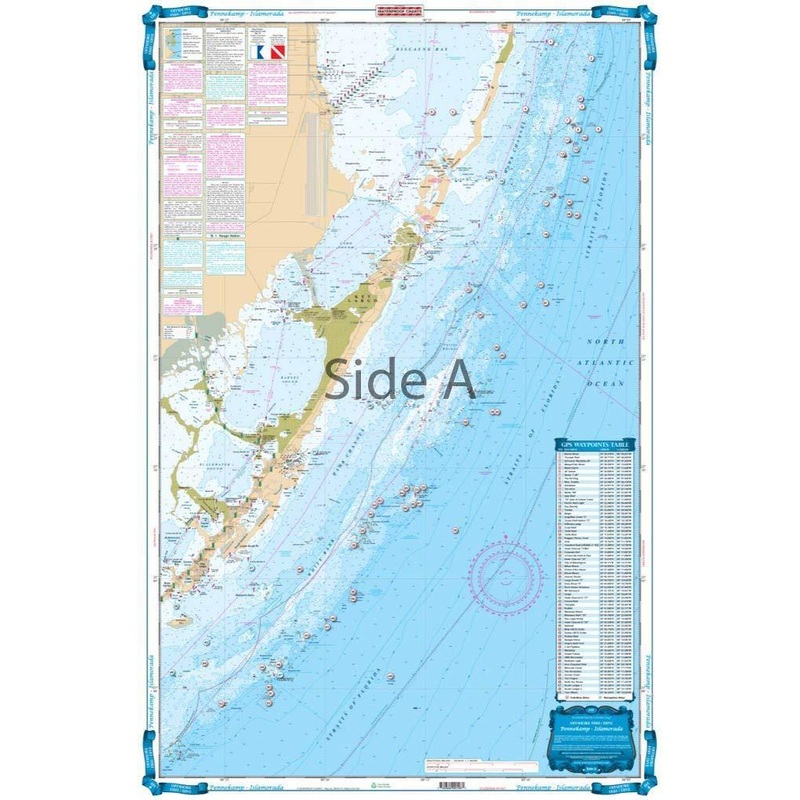 Waterproof Charts 14F PenneKamp Park  Islamorada Fish and Dive